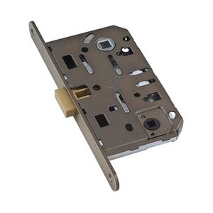 Замок межкомнатный AGB WC MEDIANA POLARIS B06102.50.12 (ант.бронза) тех. уп. без отв. пл. /26895/