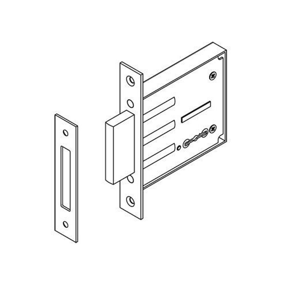 Замок врезной МЕТТЭМ ЗВ8 801.0.0 5кл., ответ.пл. /15294/