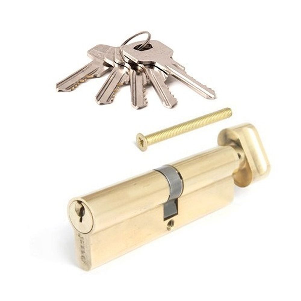 Цилиндровый механизм с вертушкой APECS SC-100-Z-C G золото