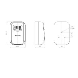 Сейф-ключница кодовая FUARO PL-KEYBOX-CODE /62305/