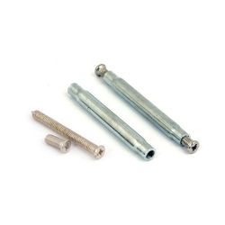 Стяжка винтовая Code Deco SCR-M4-12 NI никель (2 шт)