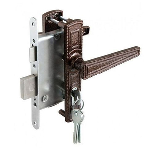 Замок врезной ЗЕНИТ ЗВ4-3.01 медь /34849/