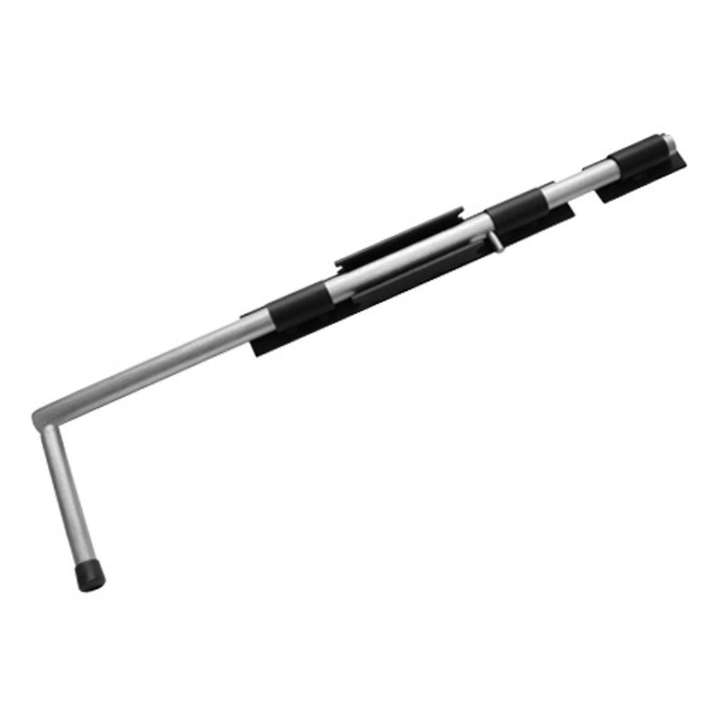 Засов ДОБРЫНЯ ДОМАРТ 600 мм мод.2-черный