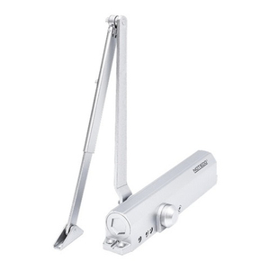 Доводчик дверной NOTEDO DC-030-130 DA+BC белый (задержка,амортиз.)