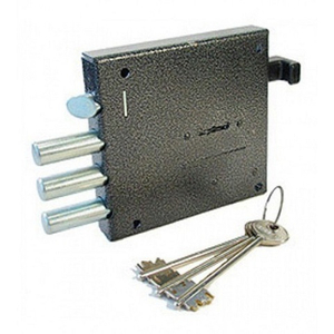 Замок накладной сувальдный с защелкой KERBEROS 110.11.013 3кл