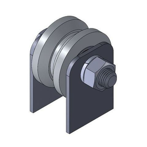 Ролик металл d-50 под угол на пластинах