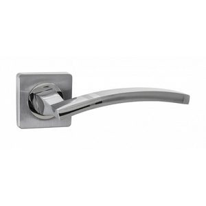 Ручка дверная PUERTO AL 520-02 SC/CP (хром матовый/хром блестящий)