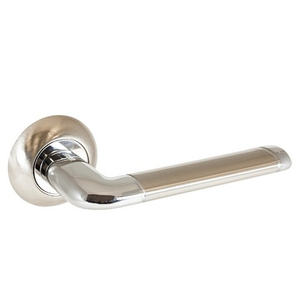 Ручка раздельная АЛЛЮР АРТ ПОЛО SN/CP мат.никель/хром