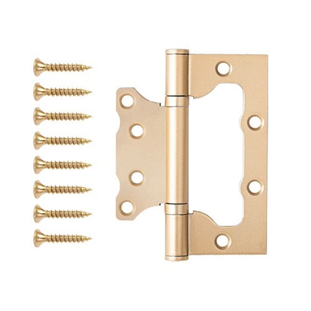 Петля накладная Code Deco 100x75x2,5 B2 GMS сатин.золото