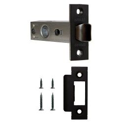 Защелка врезная FUARO F12-45-25 BL черный /42591/