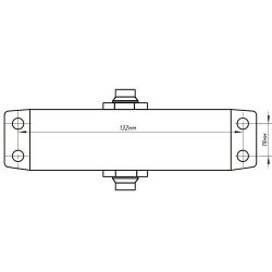 Доводчик дверной NOTEDO DC-060 silver серебро (60 кг)