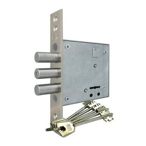 Замок врезной КРИТ-М ЗВ-А10-Хп хром 4кл.