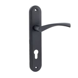 Комплект ручек АЛЛЮР 103-1 85 мм BL матовый черный