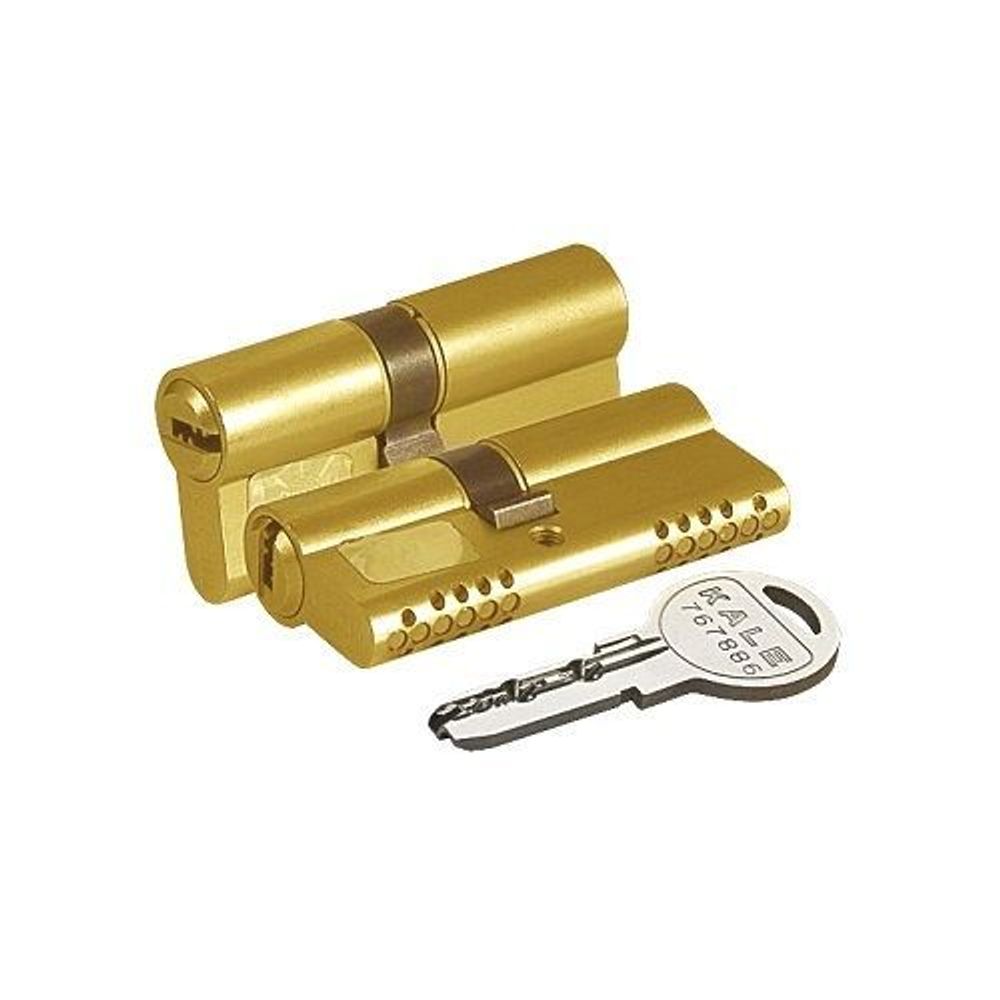 Цилиндровый механизм KALE KILIT 164 OBS SNE/80 (30+10+40) латунь