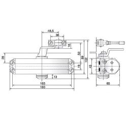 Доводчик дверной DORMA TS-77/4 черный