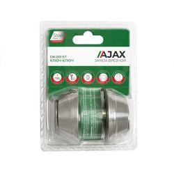 Замок врезной AJAX DK.001 ET SN мат.никель /57317/