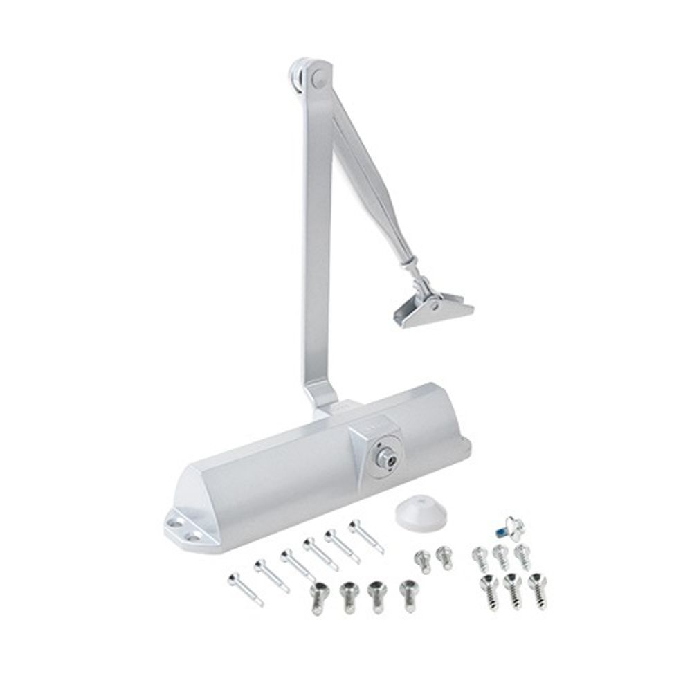 Доводчик дверной APECS DC-68.2-4/1100/080-A2 SL серебро