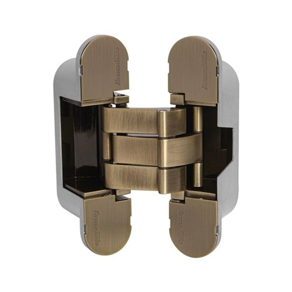 Петля скрытой установки с 3D-регулировкой ARMADILLO U3D8000.VPG AB бронза