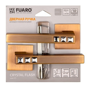 Ручка раздельная FUARO CRYSTAL FLASH DM/HD CF-17 кофе /37595/