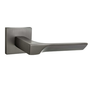 Ручка дверная PUERTO AL 549-03 MBN slim (матовый черный никель)