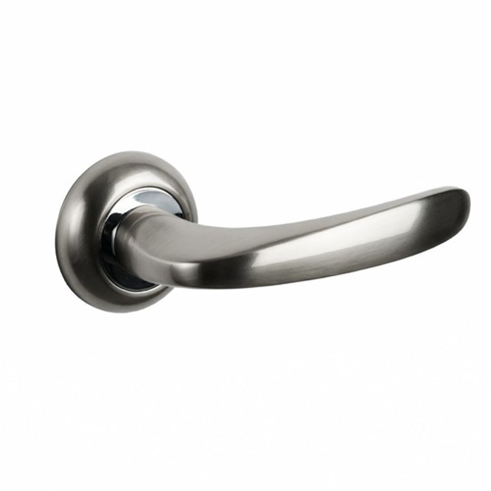 Ручка раздельная FUARO CAVA SN/CP-3 мат.никель/хром (квадрат 165) /62501/