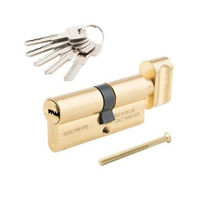 Цилиндровый механизм с вертушкой APECS SM-68 (31C/37)-C G золото