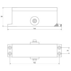 Доводчик дверной APECS DC-20.2/0850/045-A1-SL серебро