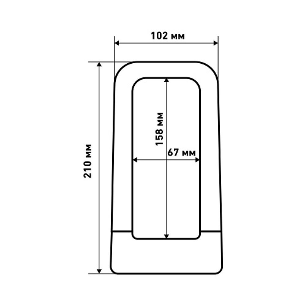 Замок навесной всепогодный АВАНГАРД ПИТОН 626 ОРАНЖЕВЫЙ с креплением на раму (силикон)