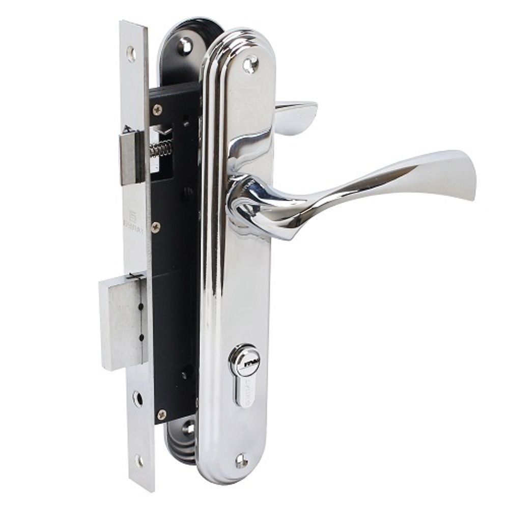 Замок врезной БУЛАТ ЗВ4-1.03.04 Номос хром