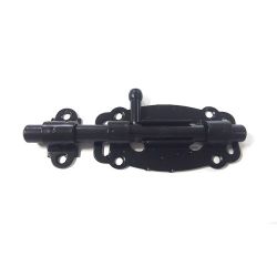 Задвижка дверная НОЭЗ ЗД-100-Кр черный матовый