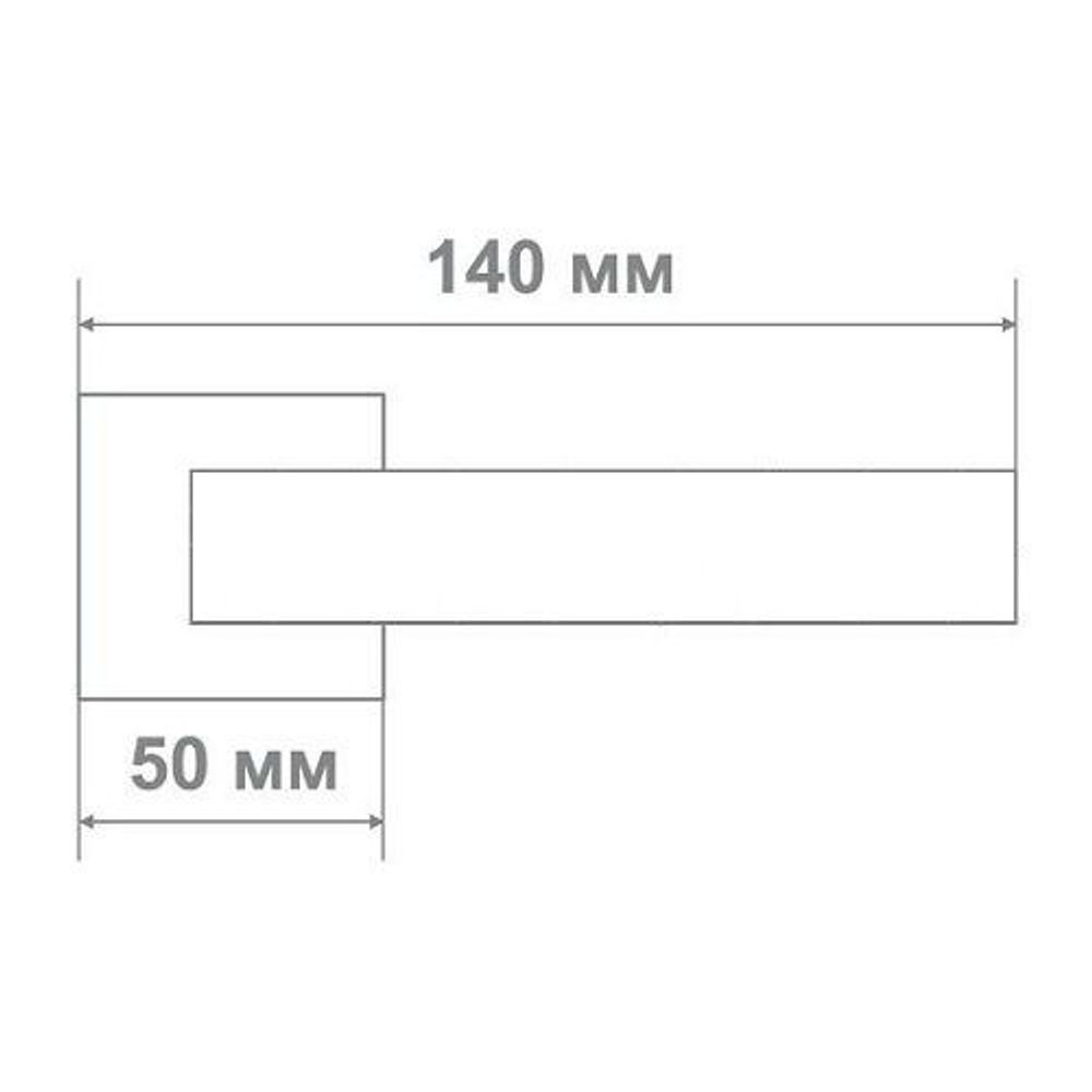 Ручка дверная Leo L3675-30 COFFEE кофе