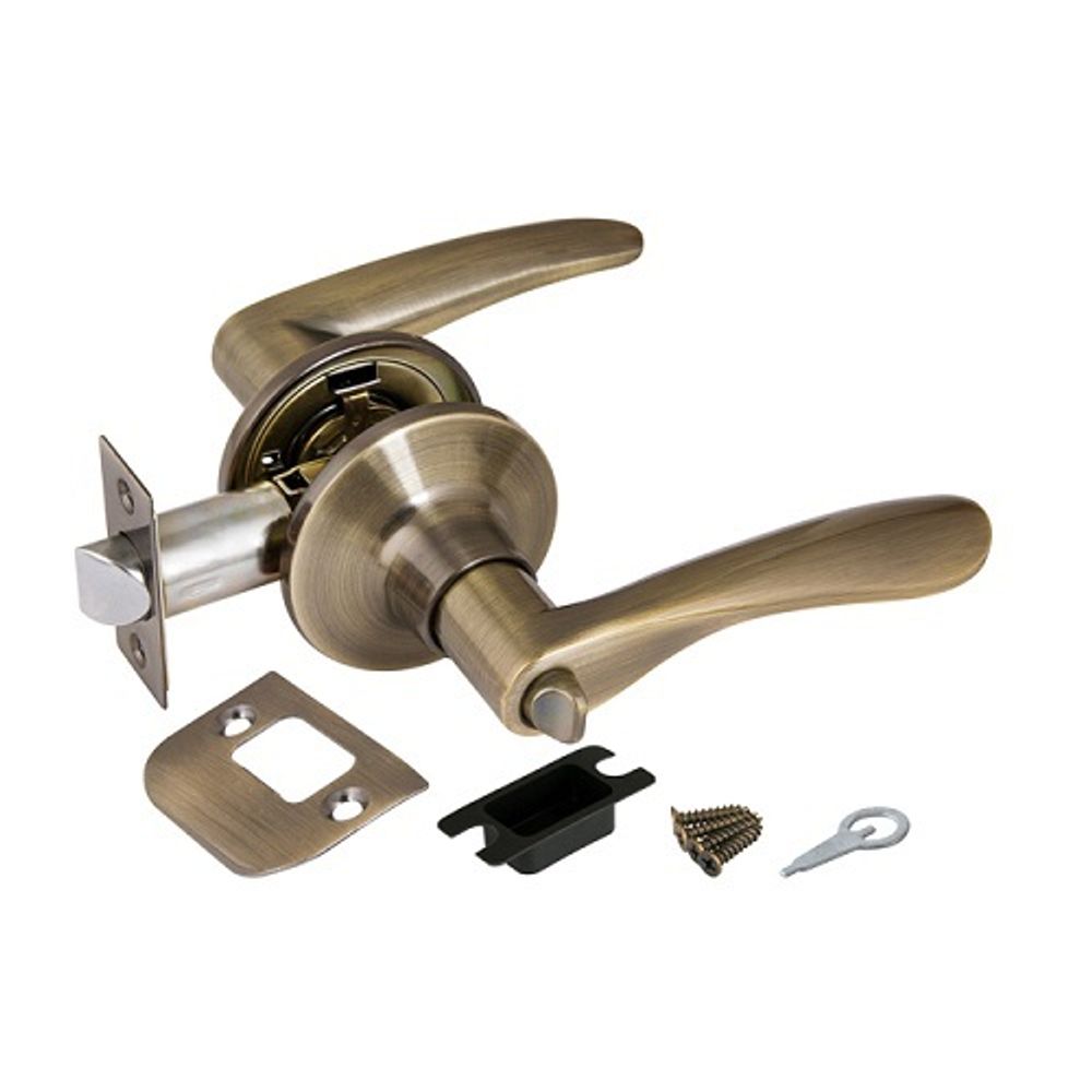 Ручка защелка AJAX 6010 AB-B (фик.) бронза /44437/