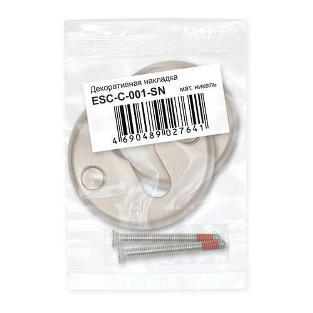 Декоративная накладка FUARO ESC-С-001 SN мат.никель /38105/