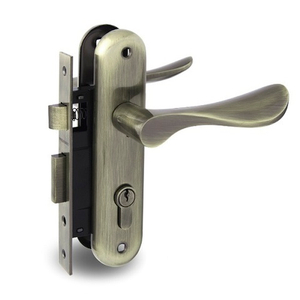Замок врезной с ручками PALLADIUM ЗВ-AL 1618 AB бронза