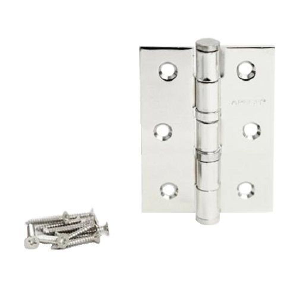 Петля дверная APECS 80х60-B2 Steel CR хром