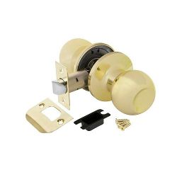 Ручка защелка AJAX 6082 PB-P (без фик.) золото /39535/