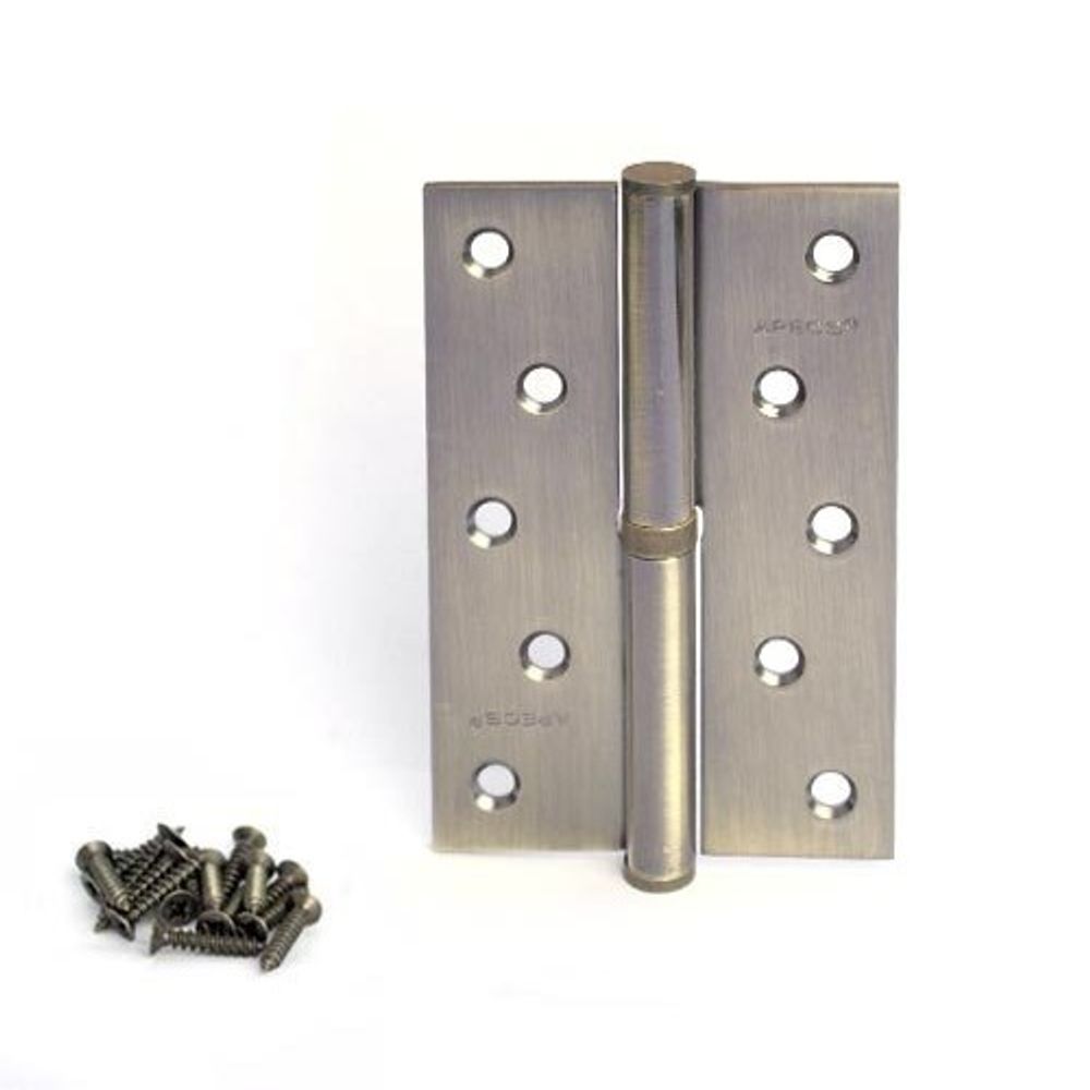 Петля дверная APECS 120x80-B Steel AB R бронза правая