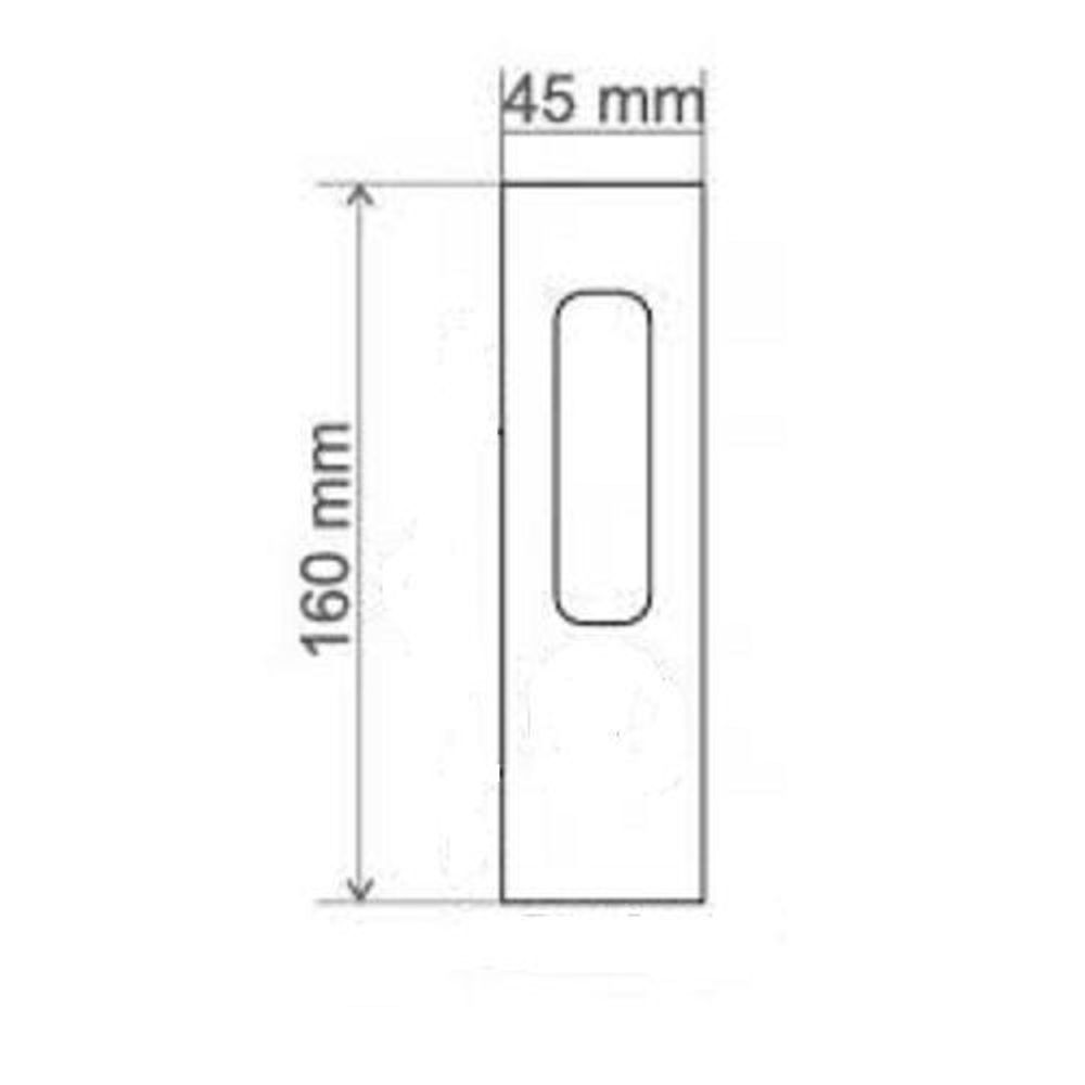 Ручка для раздвижных дверей ZAMBROTTO Z4501 AC PS