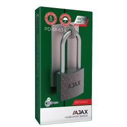 Замок навесной AJAX PD-01-63-L /42243/