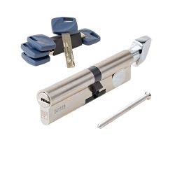 Цилиндровый механизм с вертушкой APECS Premier XR-120 (55C/65)-C15 NI никель