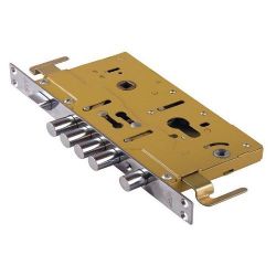 Корпус замка на китайскую дверь 2524 - 4Р (кругл. риг.) (635) (20)