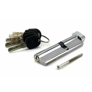 Цилиндровый механизм с вертушкой ЗАМКОФФ 80 (40/40C) хром