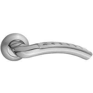 Ручка дверная RENZ 39-08 SN "Лорето" (никель матовый)