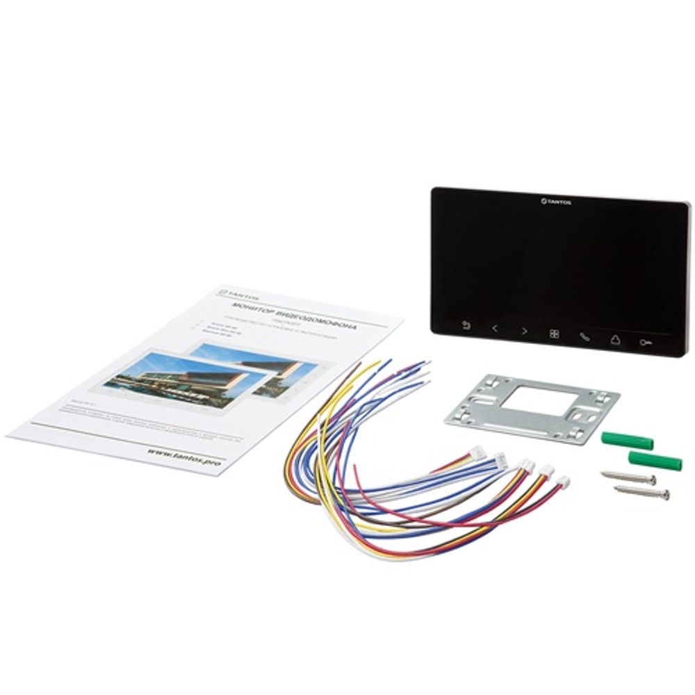 Монитор видеодомофона TANTOS Amelie HD SE Slim (черный) AHD/CVI/TVI, CVBS 720p/1080p, экран 7"