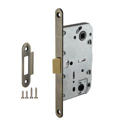 Защелка врезная PUNTO PL96WC-50/BL ABG бронза