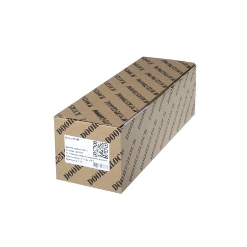 Доводчик DOORLOCK DL70 2/3/4 (до 90кг) серебро