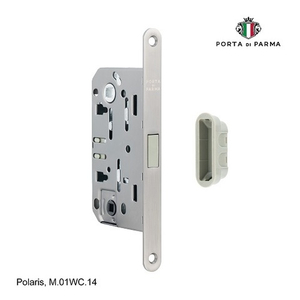 Замок врезной магнитный под фиксатор PORTA DI PARMA Polaris SN мат. никель