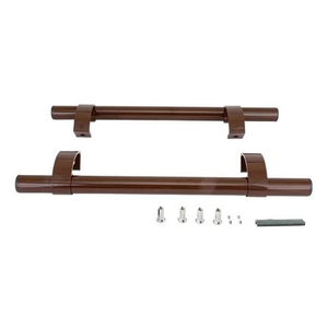 Комплект офисных ручек прямых WDP 500 мм , коричневый RAL8019