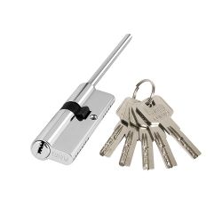 Цилиндровый механизм со штоком PUNTO Z307/100 mm (65+10+25) CP