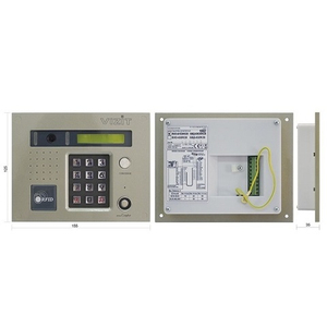 Вызывная видеопанель VIZIT БВД-431DXCKB ЖКИ-дисплей, кн. выз. консьержа, считыв. Proximity